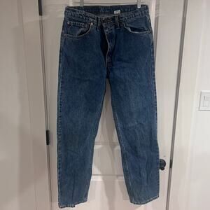 Vintage Levis 505 Jeans 36 x 31 Stonewash Straight Blue Denim